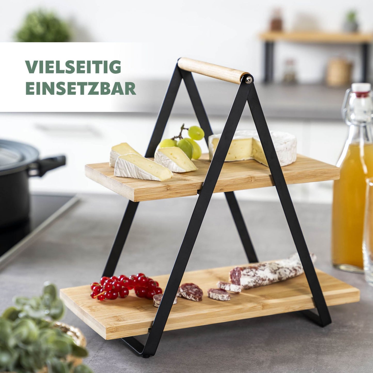 Etagere with 2 levels