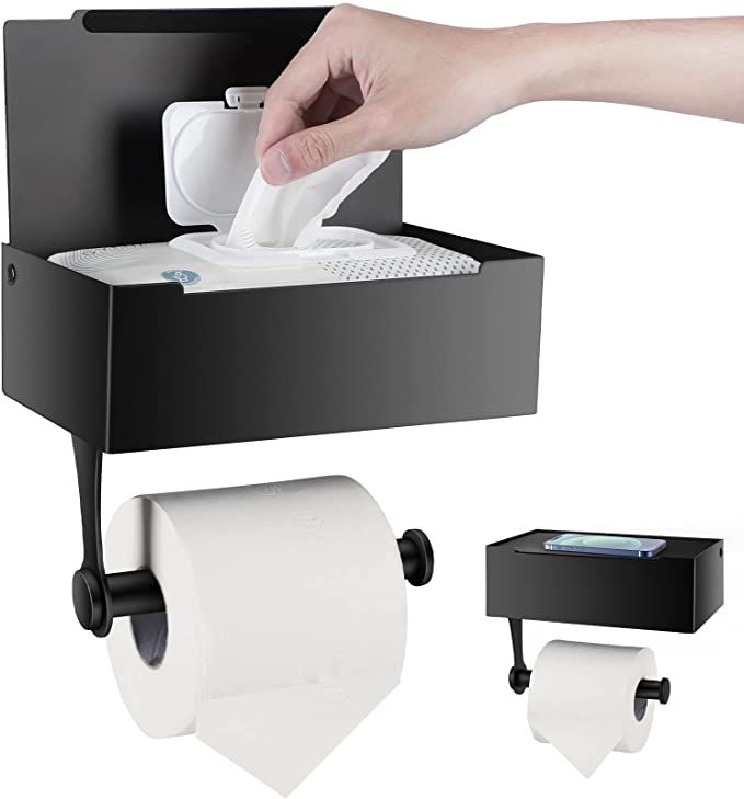 TJR-98775 Toilet Paper Holder with Shelf